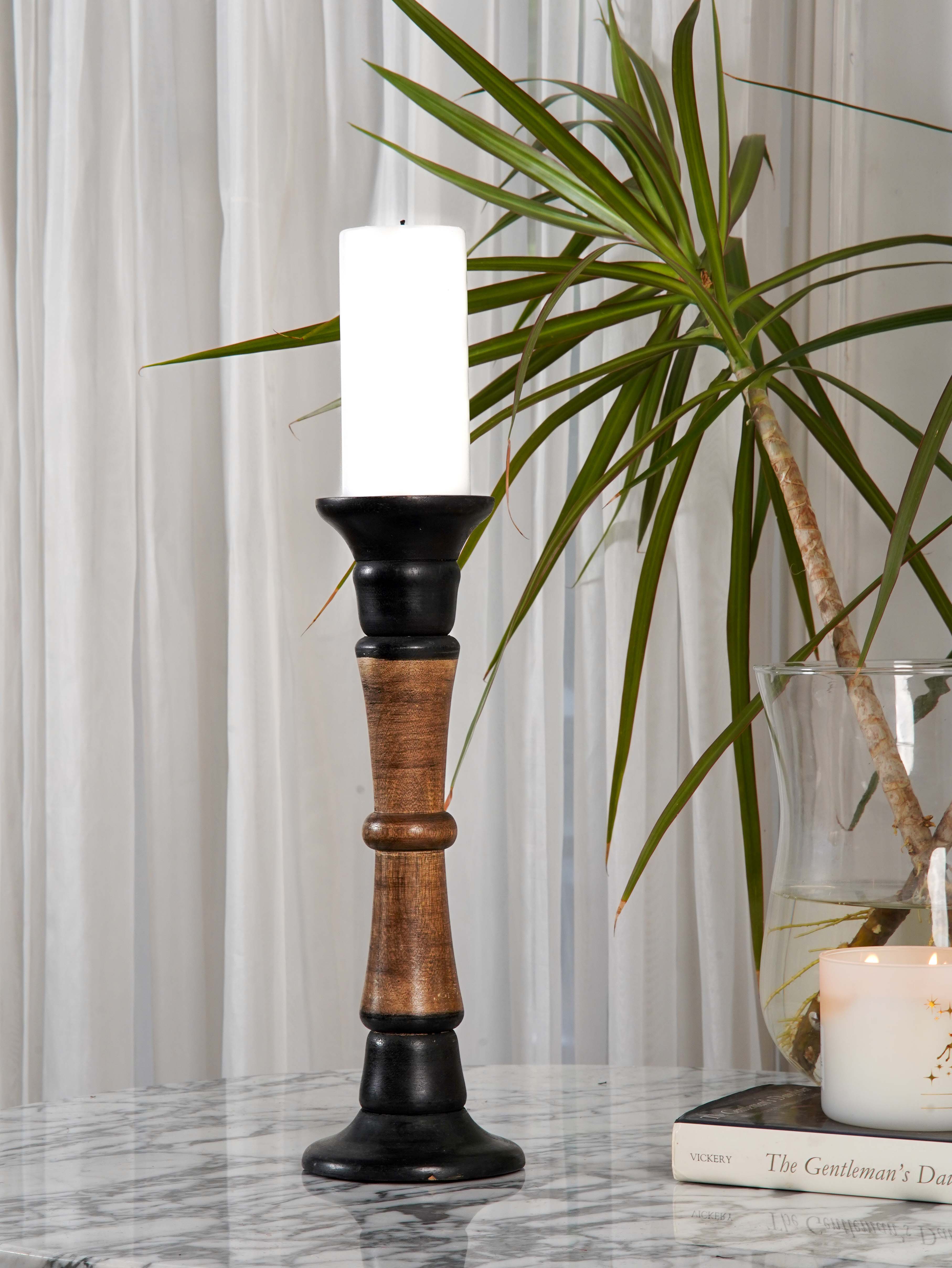 Duality Pillar Candle Holder