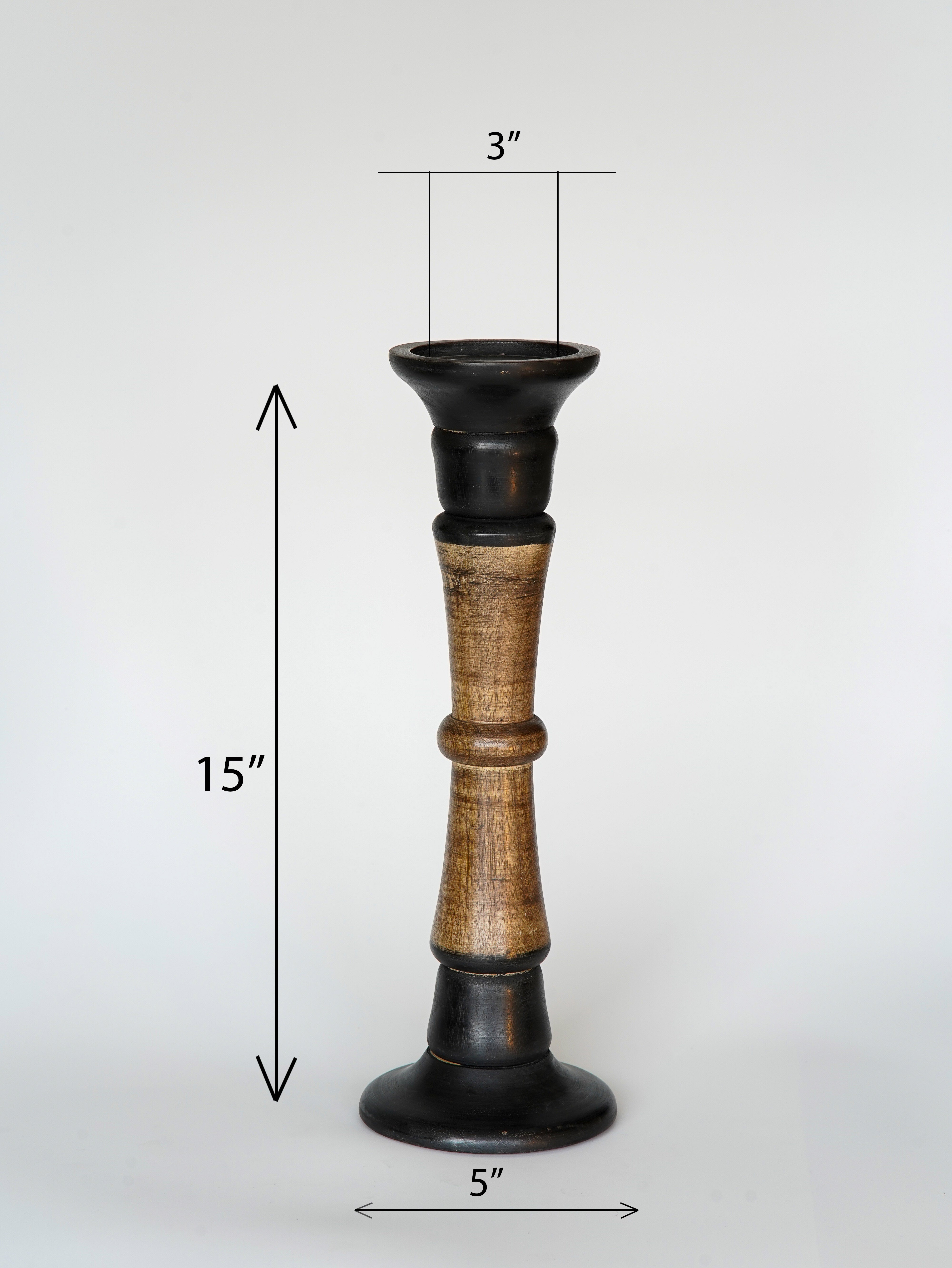 Duality Pillar Candle Holder