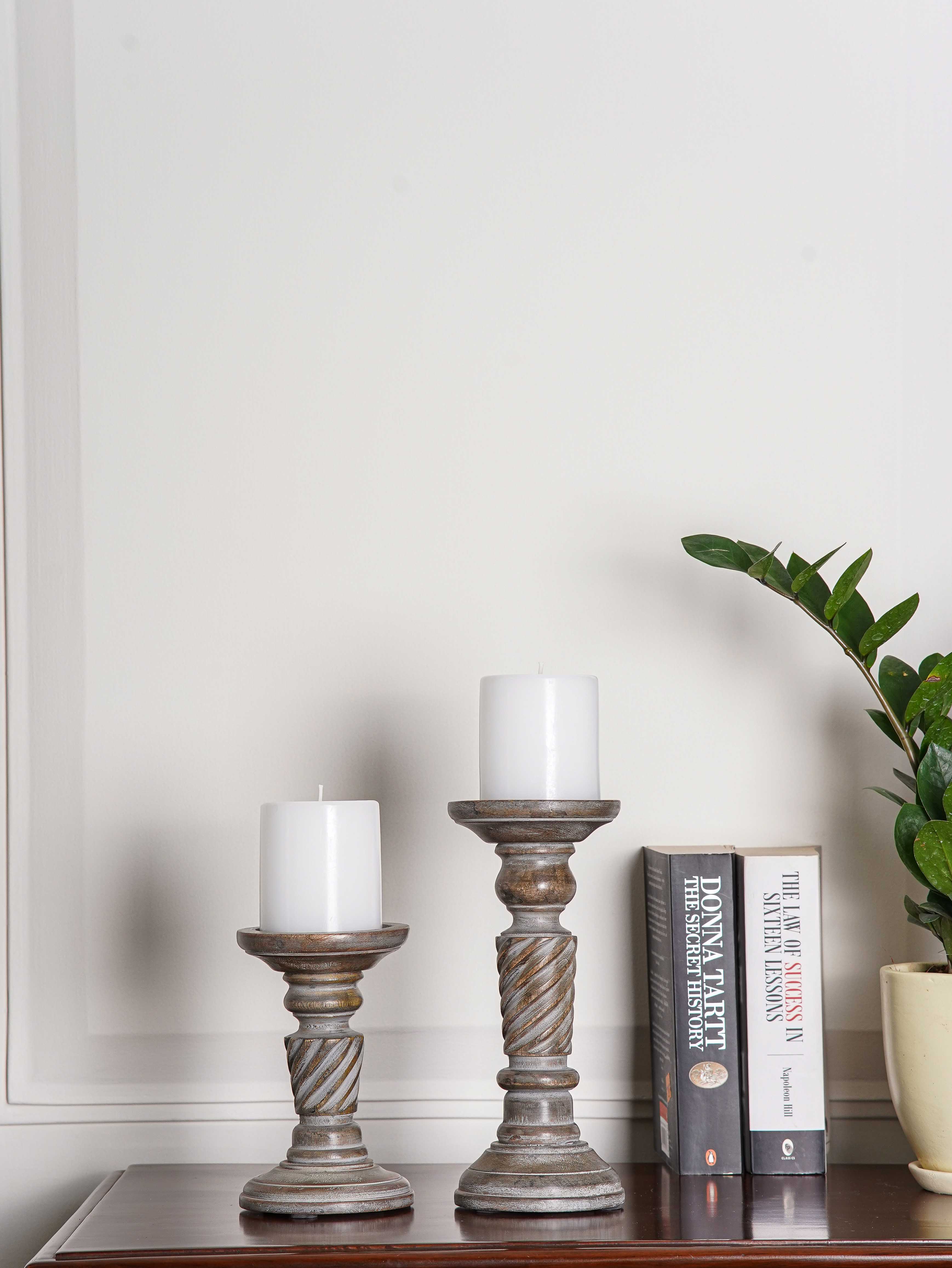 Helix Pillar Candle Holder