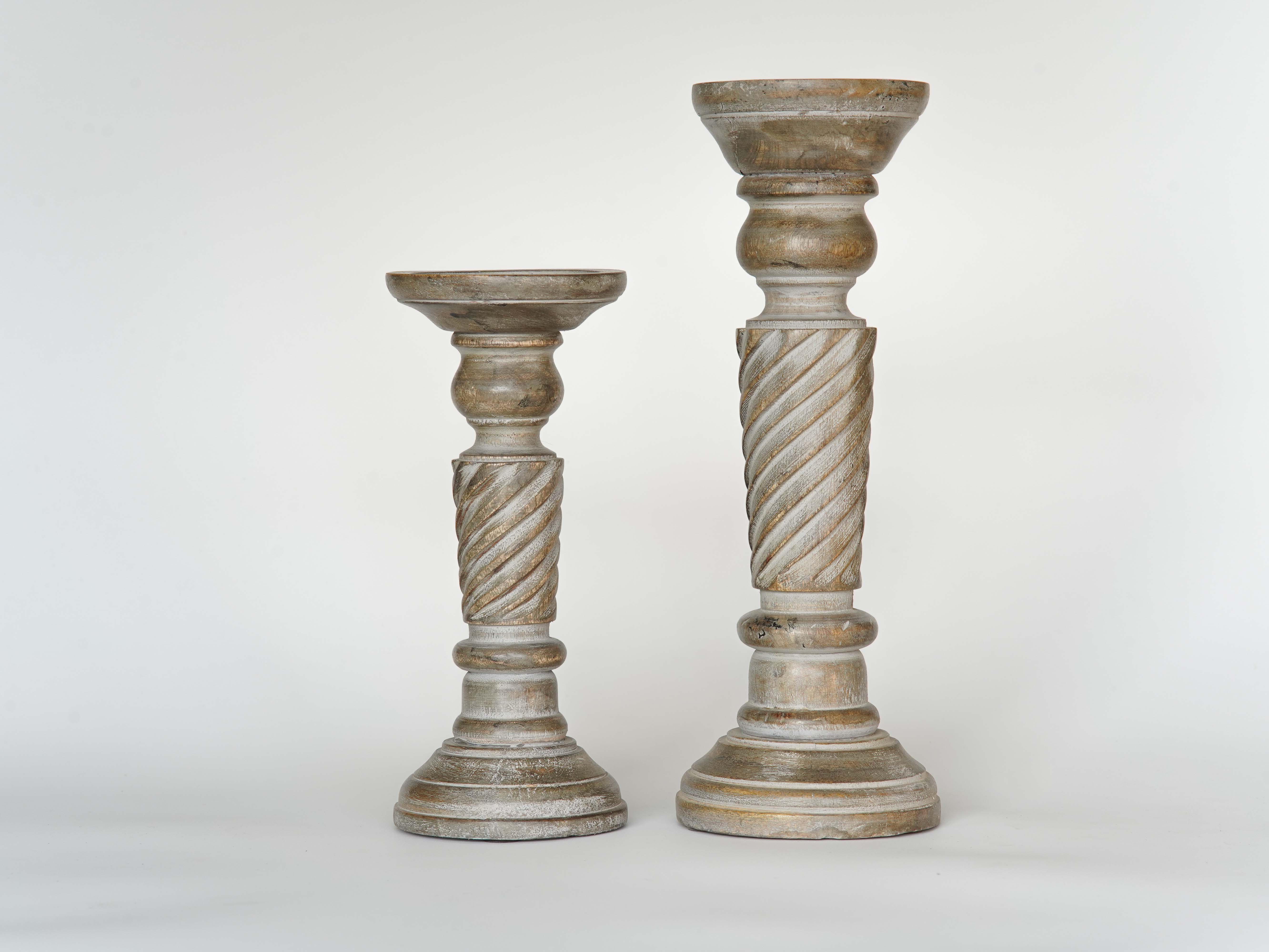 Helix Pillar Candle Holder