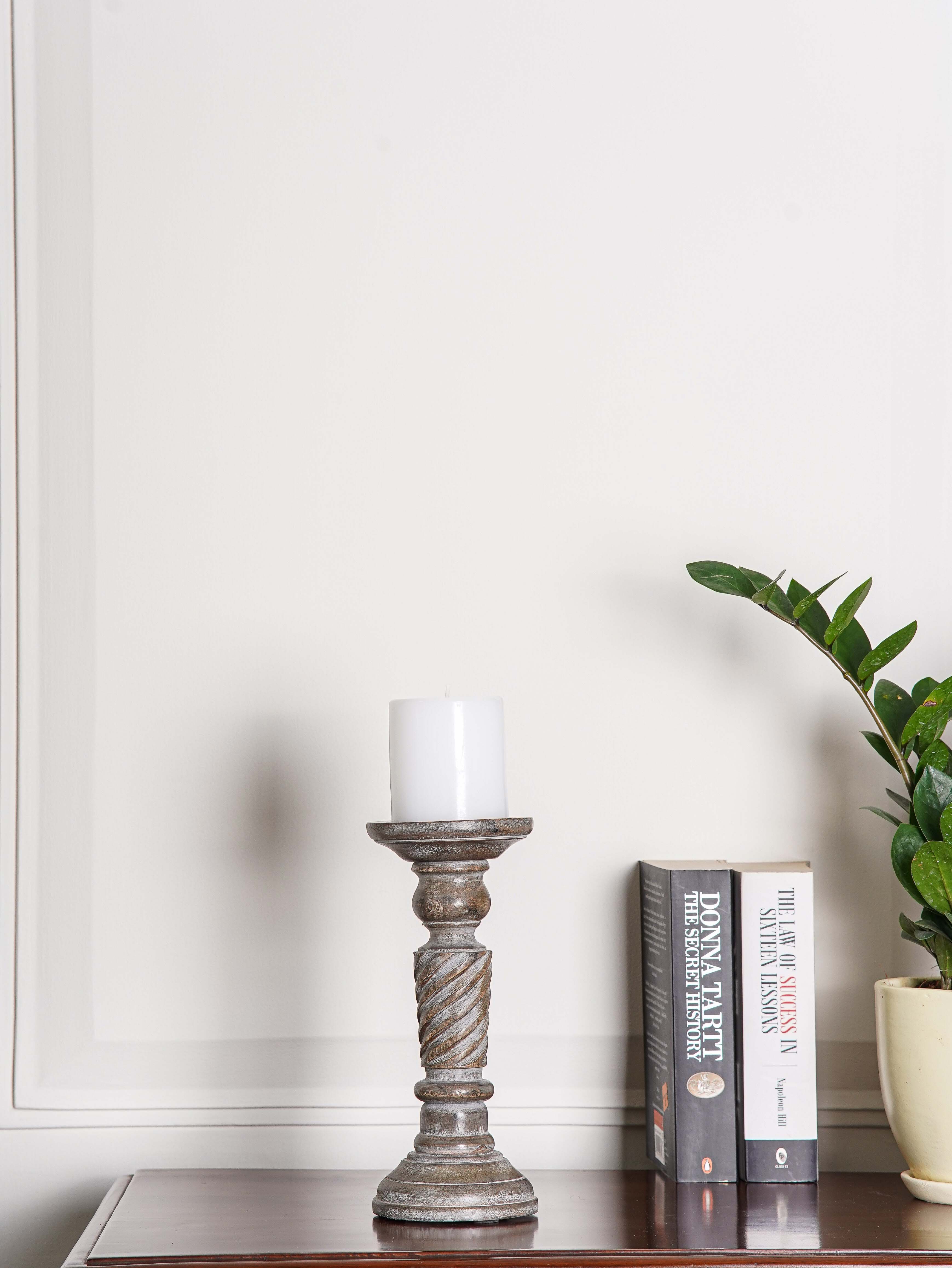 Helix Pillar Candle Holder