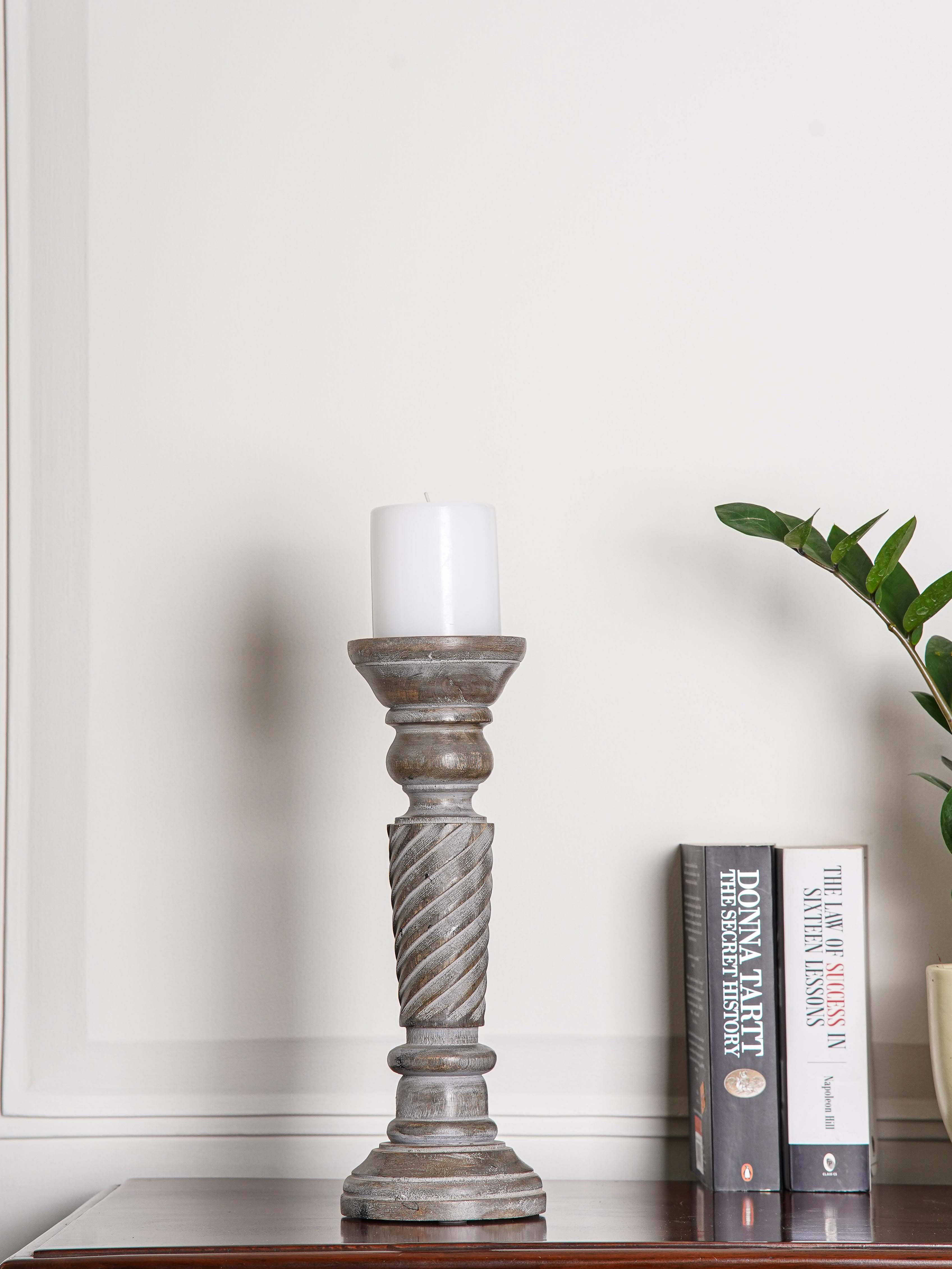 Helix Pillar Candle Holder