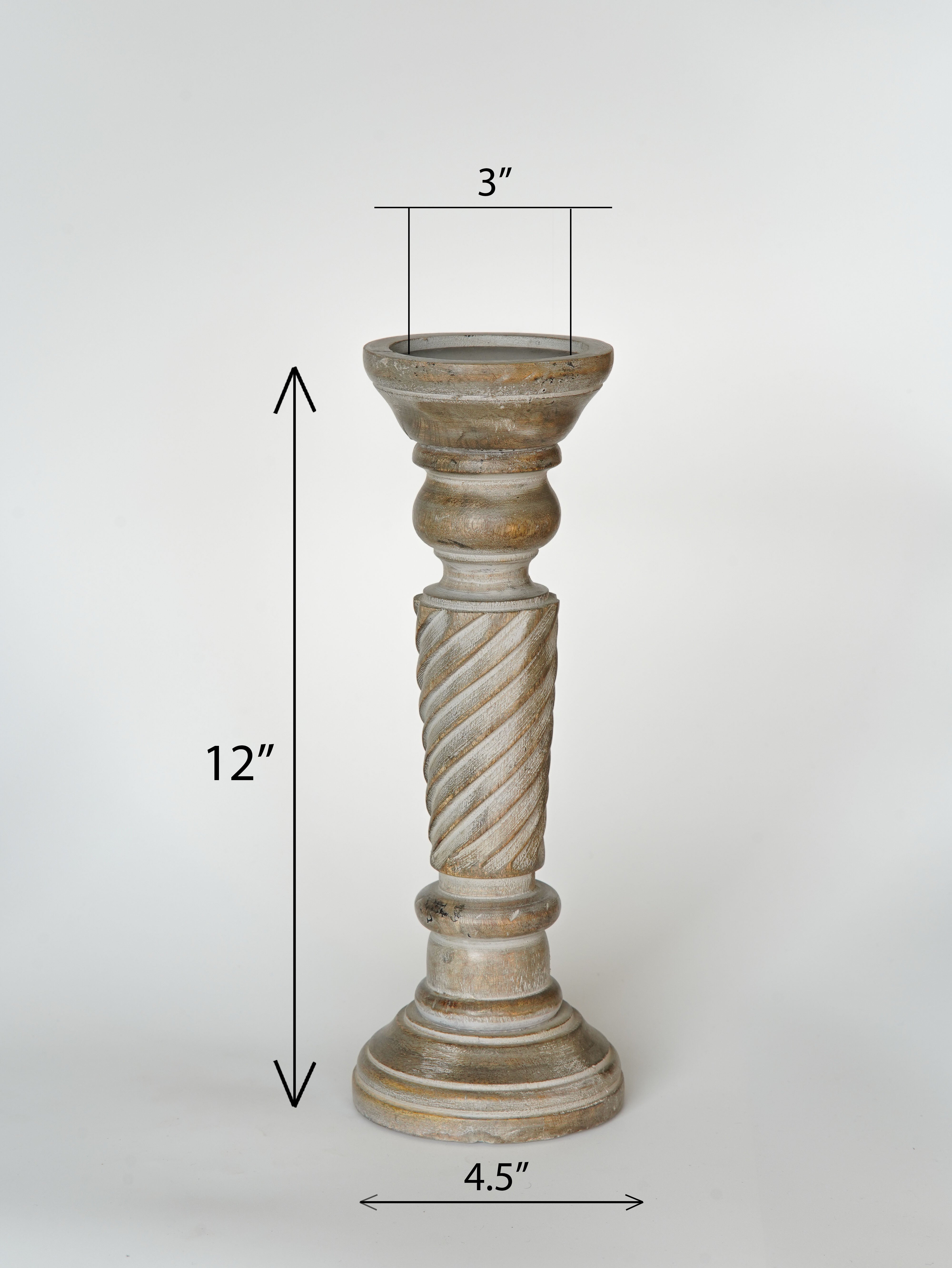 Helix Pillar Candle Holder