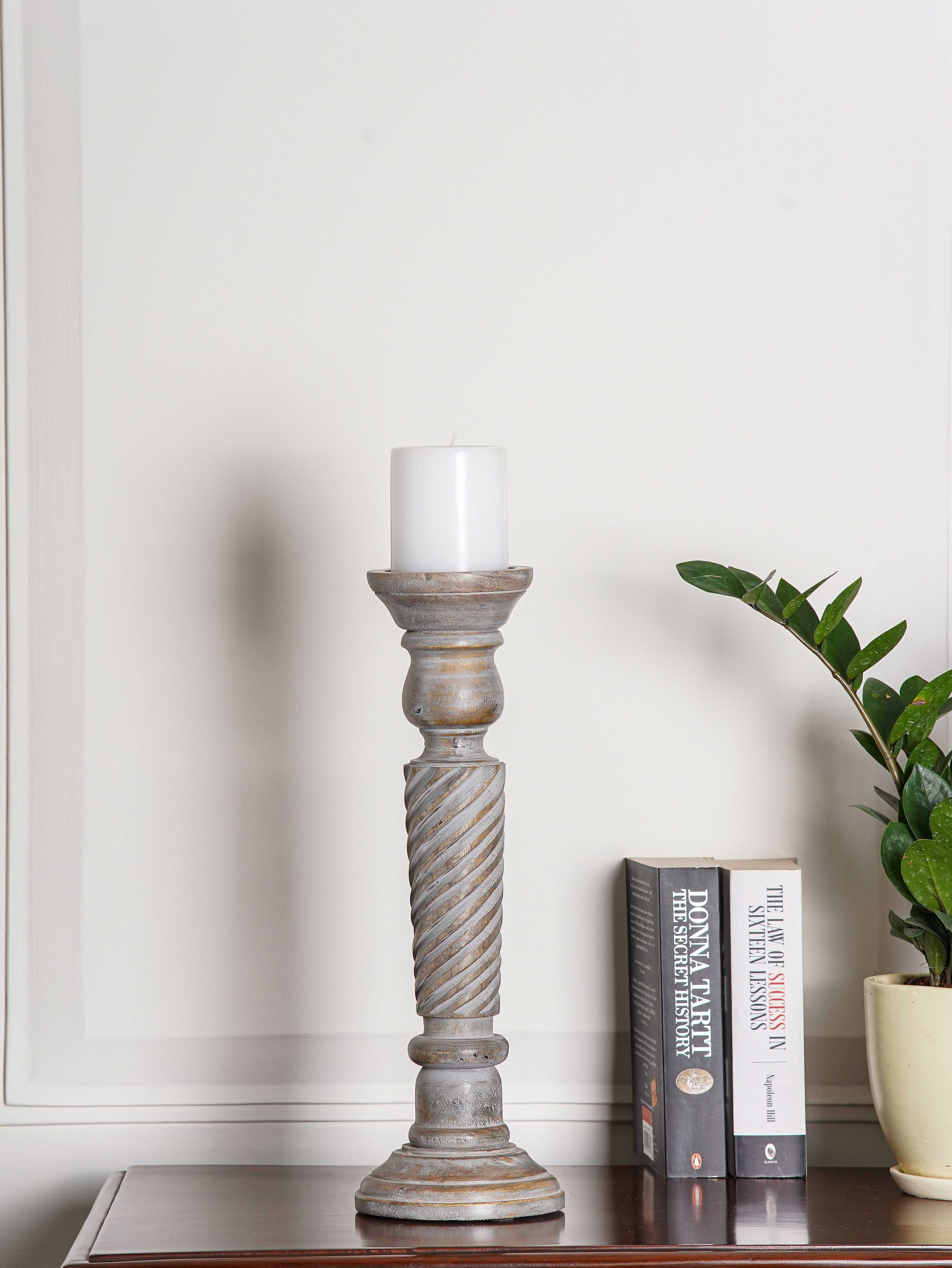 Helix Pillar Candle Holder