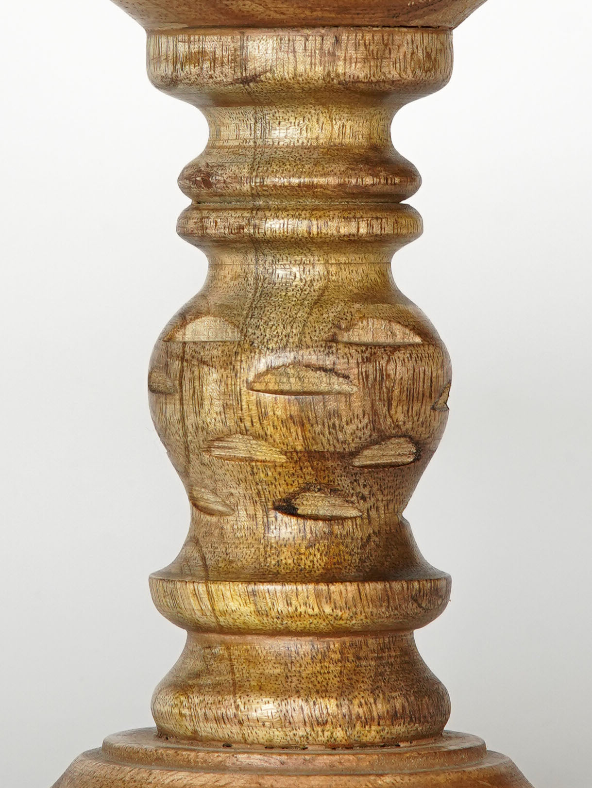 Leafscape Pillar Candle Holder - Medium Burnt