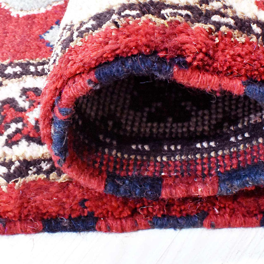 Nirjhar Hand Knotted Afghan Wool & Silk Rug