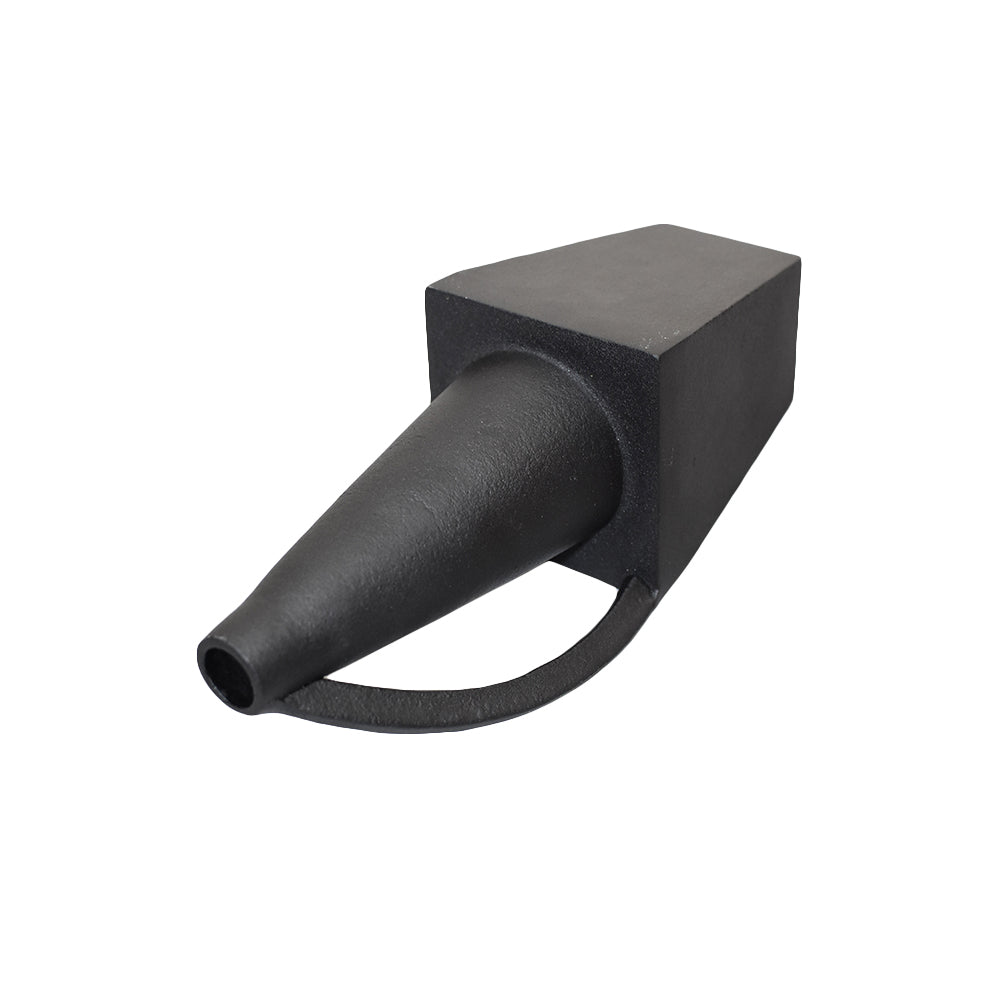 Eco-Friendly Handmade Aluminium Geometric Black Vase For Indoor & Outdoor Use