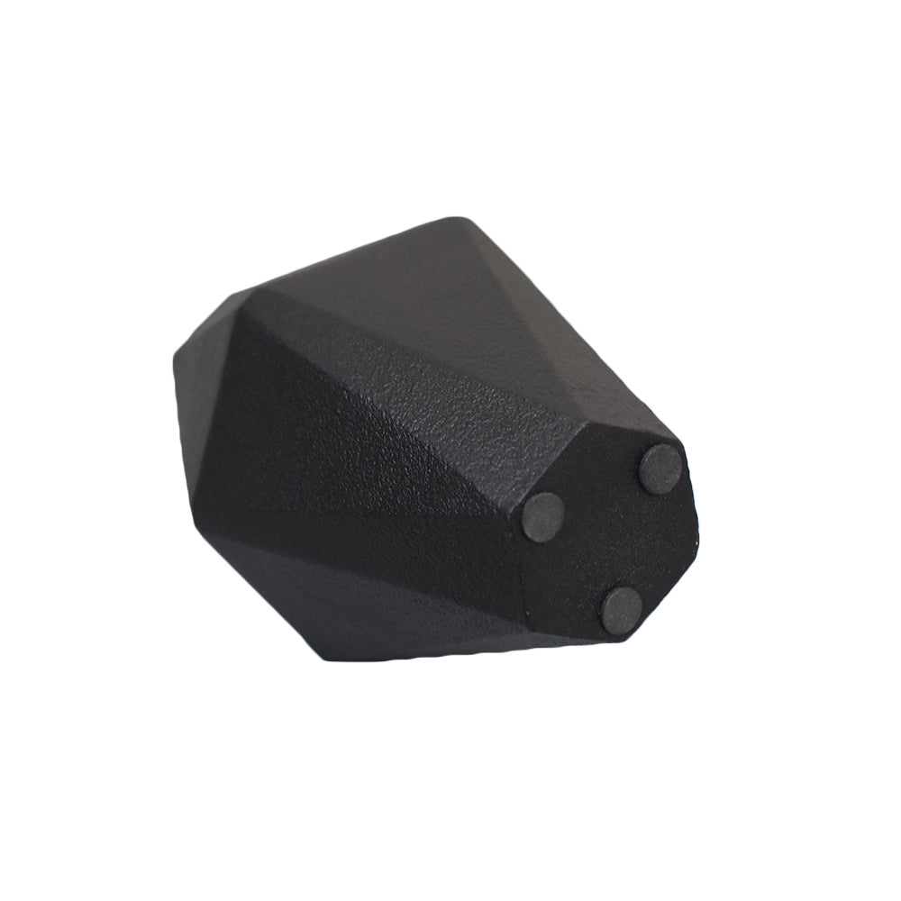 Eco-Friendly Handmade Aluminium Geometric Black Vase For Indoor & Outdoor Use