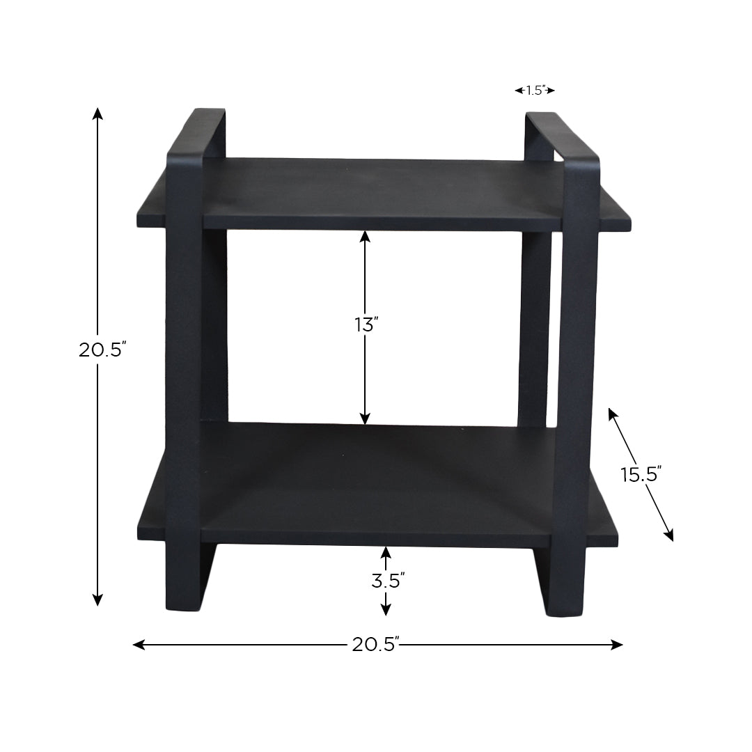 SimpliStor Black Metal Shelf