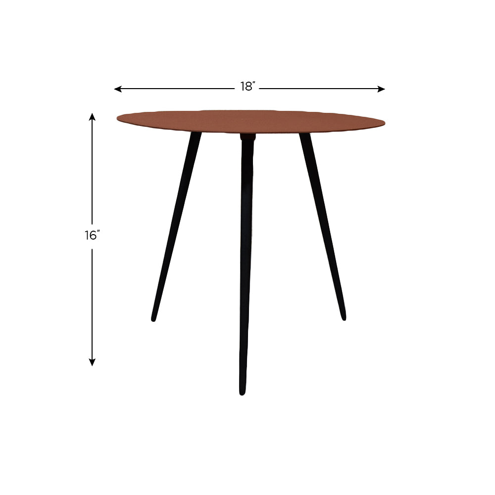 Adorn Orange Side Table