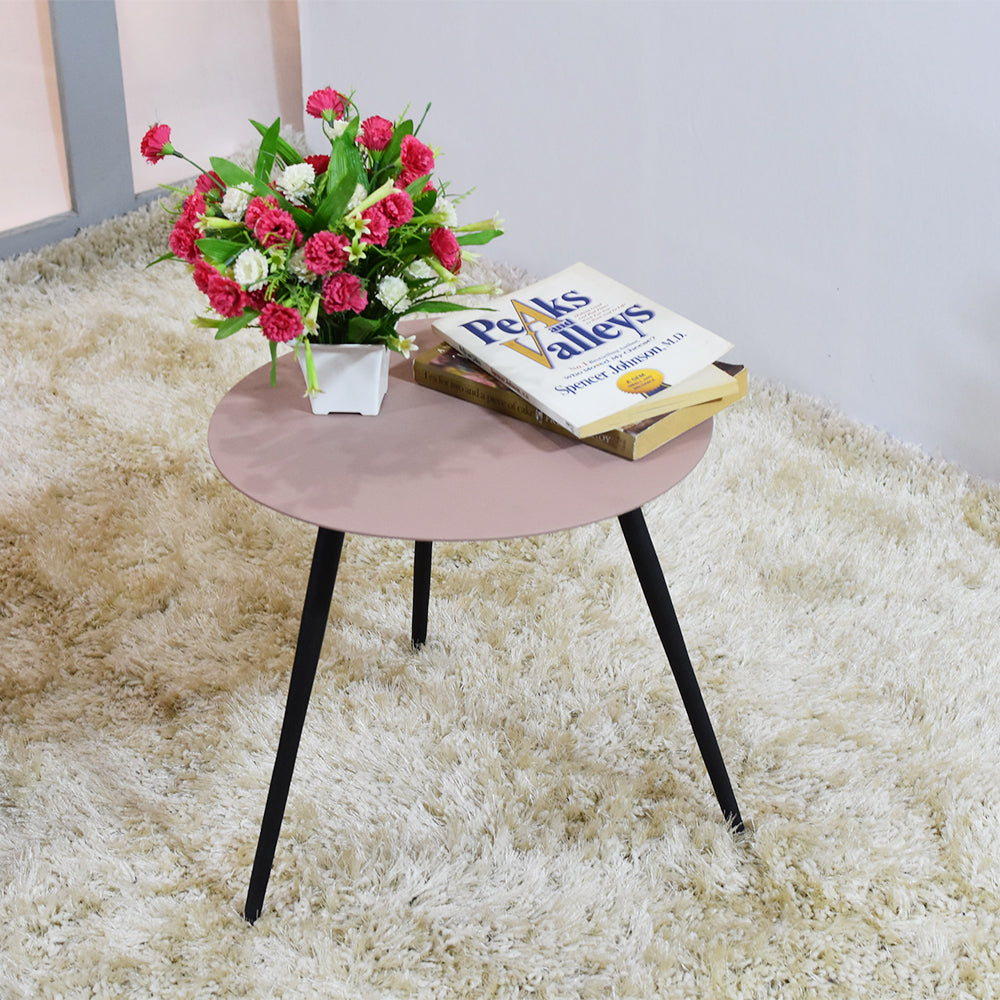 Adorn Pearl White Side Table