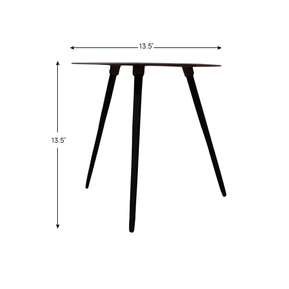 Adorn Pearl White Side Table