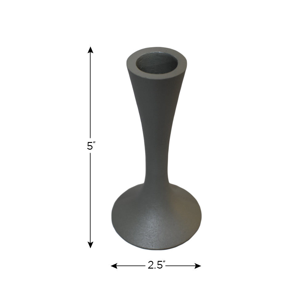 Eco-Friendly Handmade Aluminum Geometric Green Set Of One Vase Candle Holder