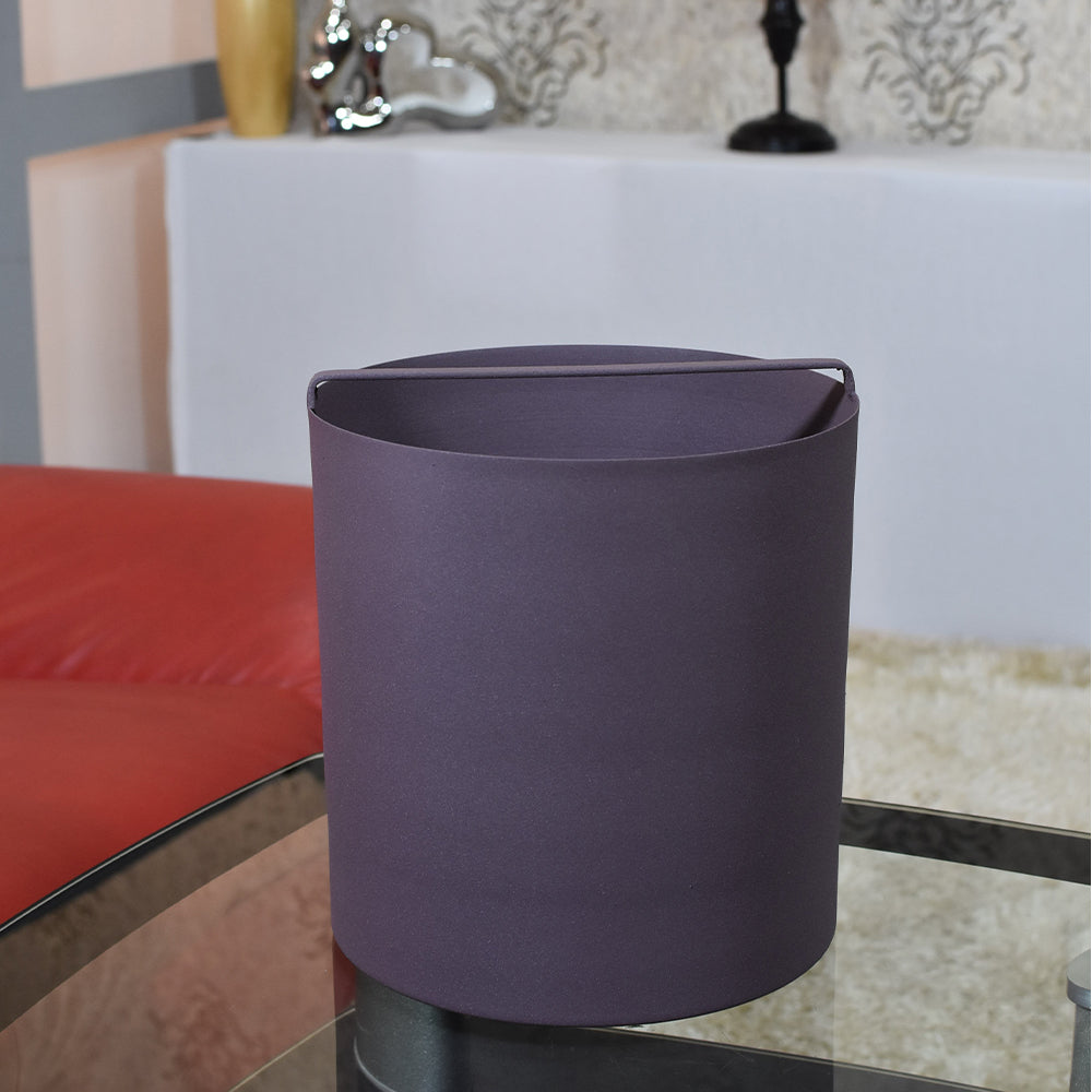 Eco-Friendly Handmade Iron Geometric Black Pail Vase For Indoor & Outdoor Use