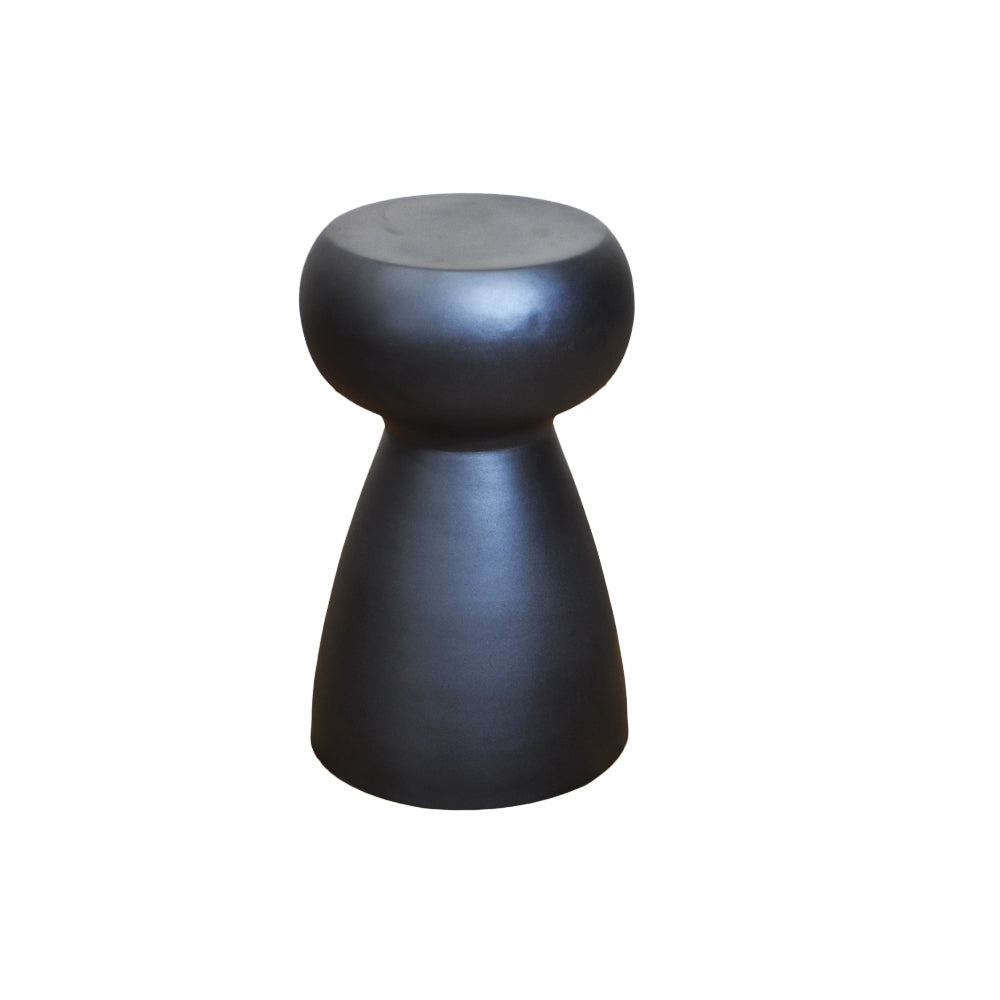 Round Blue Side Table