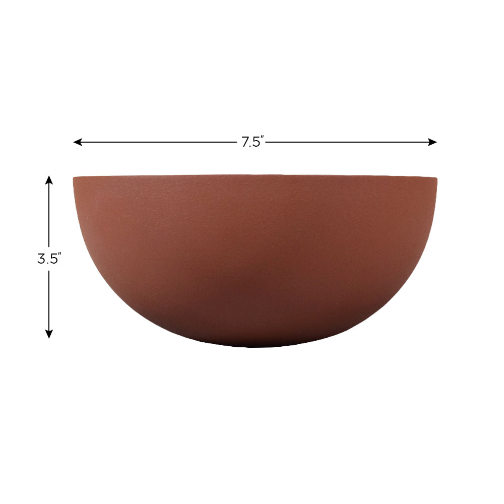 Radiant Orange Steel Bowl
