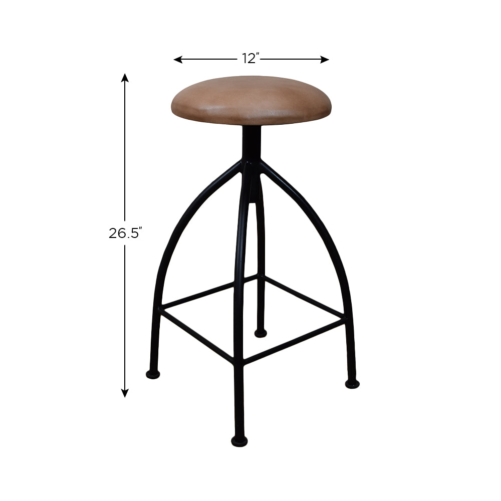 Pinnacle Brown Bar Stool