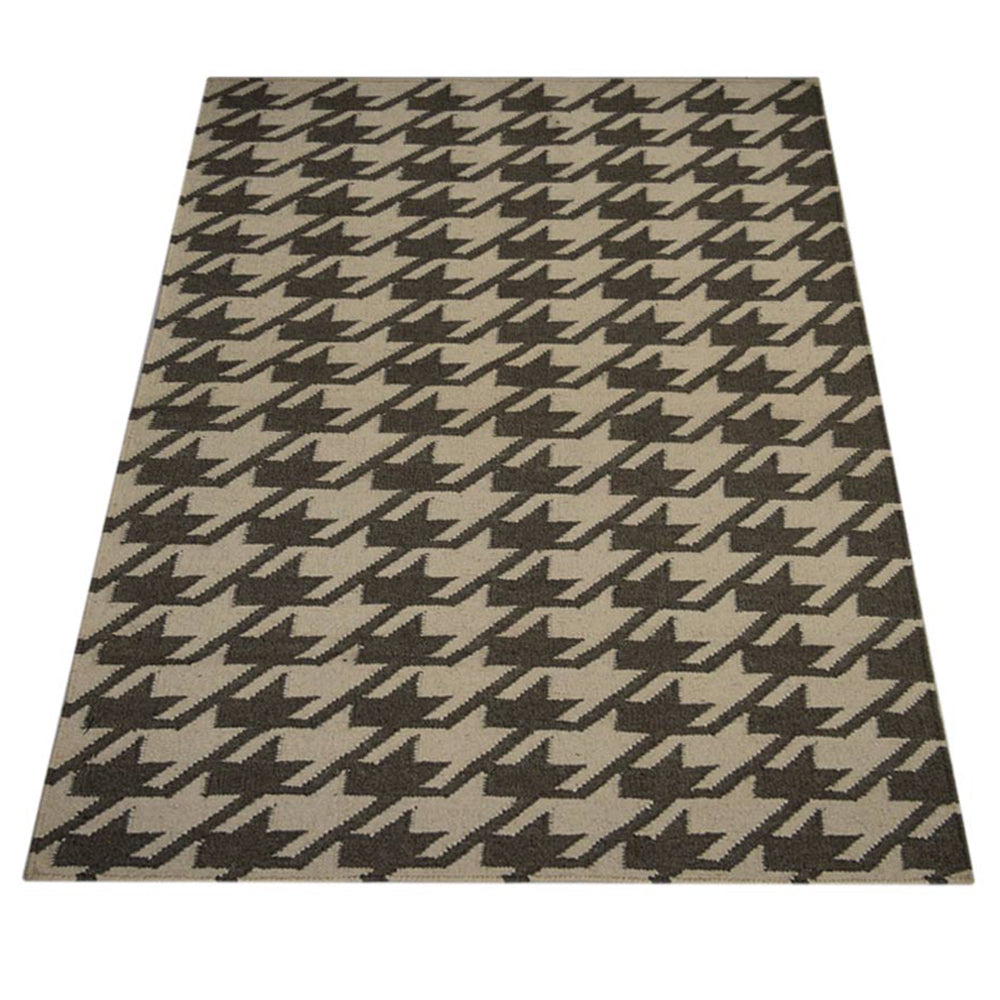 Checkmate Flat Weave Kilim Wool Rug