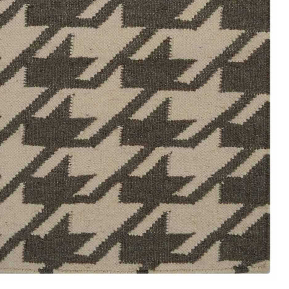 Checkmate Flat Weave Kilim Wool Rug
