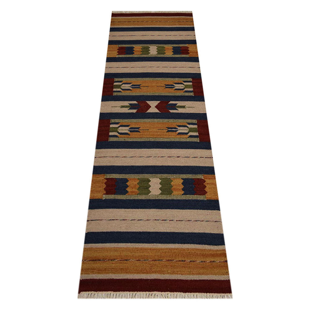 Arrows Flat Weave Kilim Wool Rug