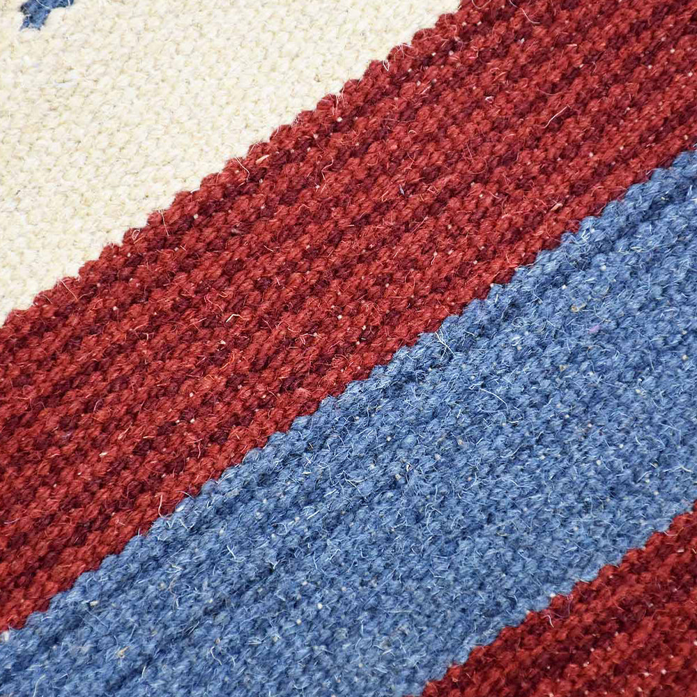 Aether Hand Woven Flat Weave Kilim Wool Area Rug
