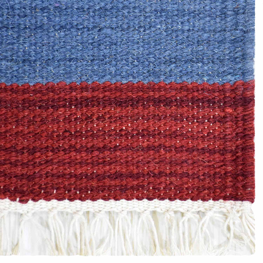 Aether Hand Woven Flat Weave Kilim Wool Area Rug