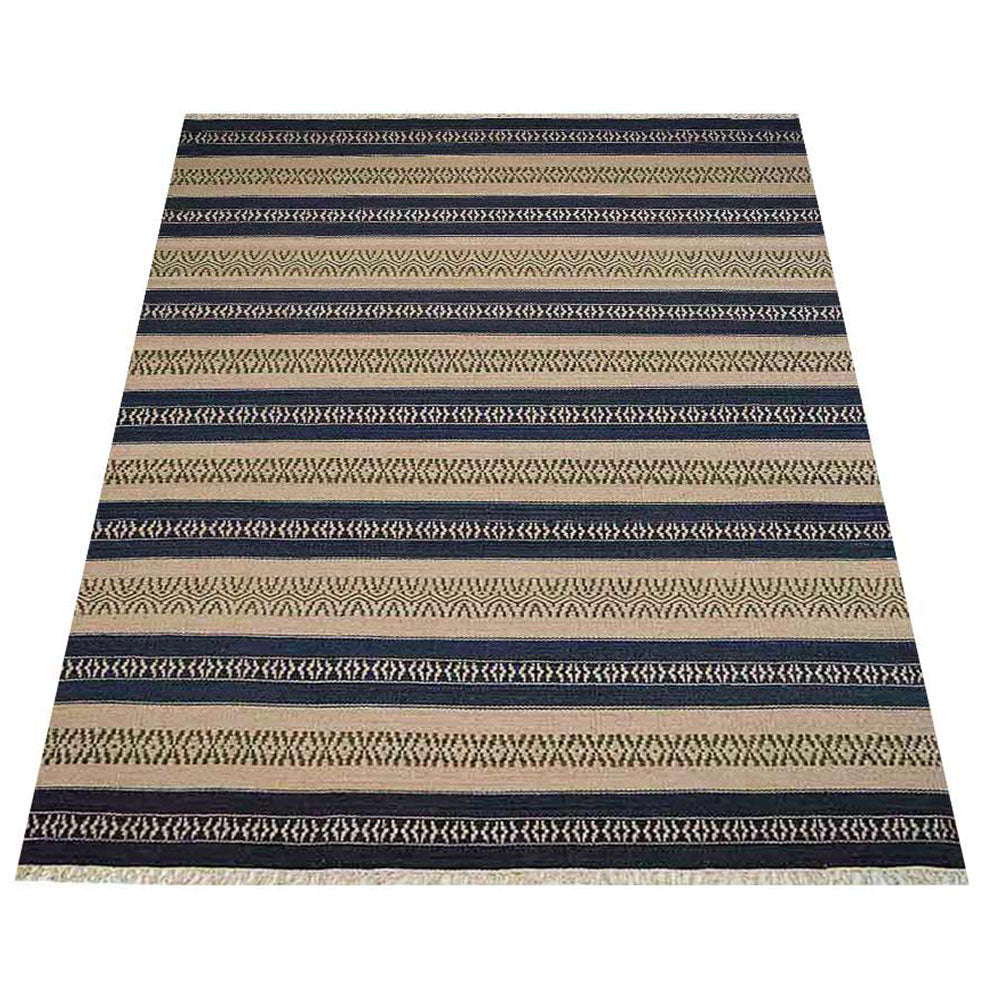 Earth Bands Flat Weave Kilim Wool Rug