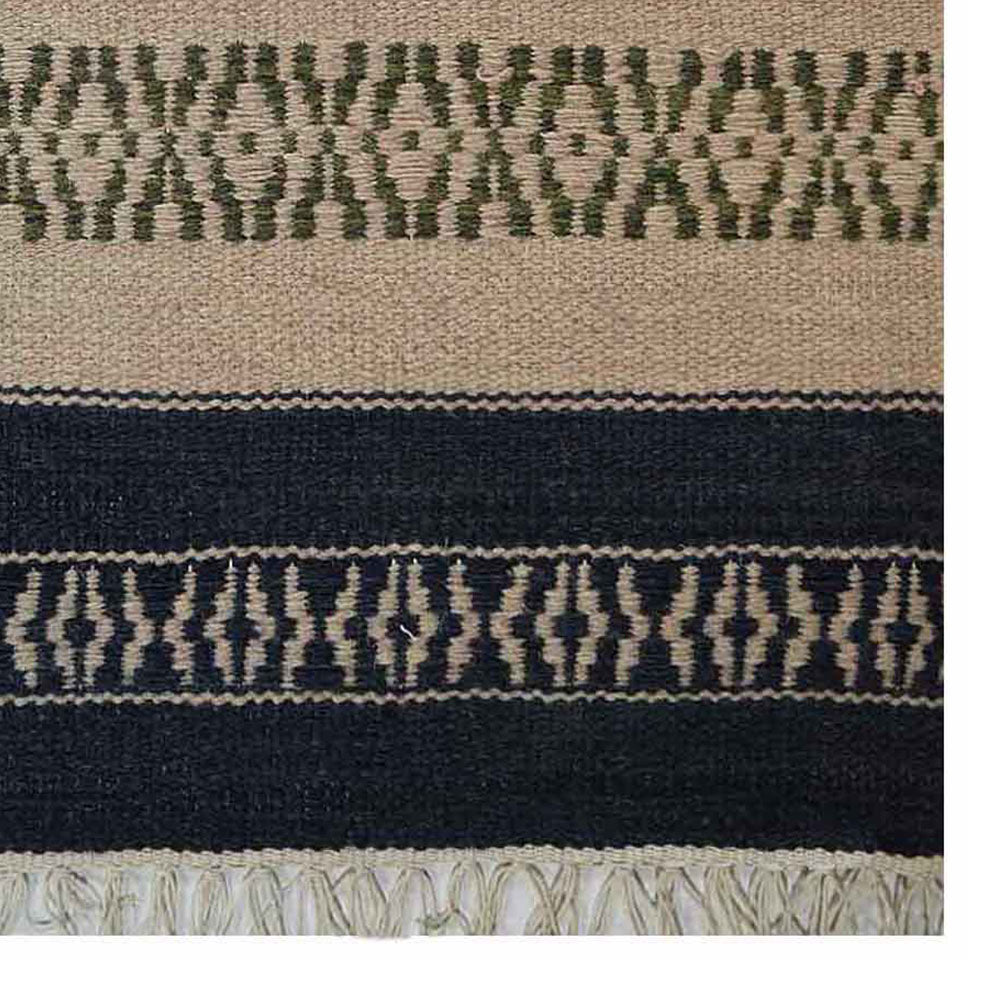 Earth Bands Flat Weave Kilim Wool Rug