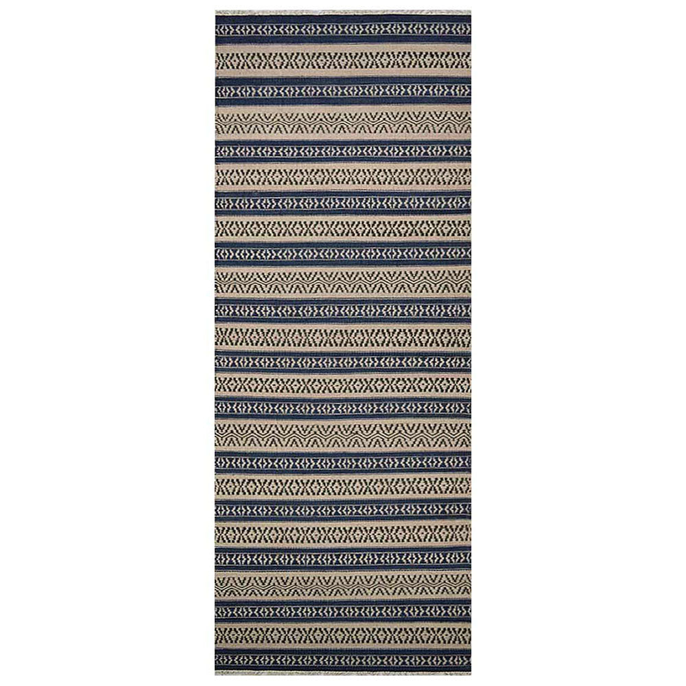 Earth Bands Flat Weave Kilim Wool Rug