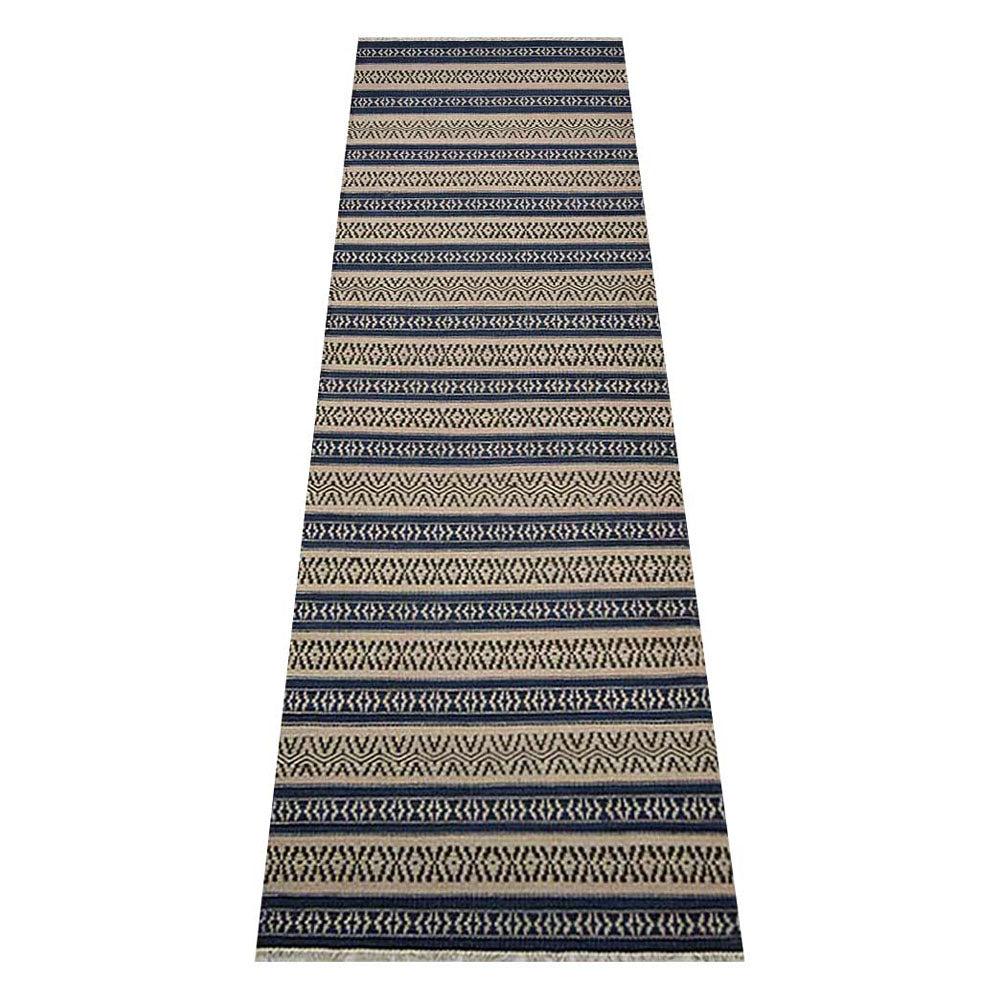 Earth Bands Flat Weave Kilim Wool Rug