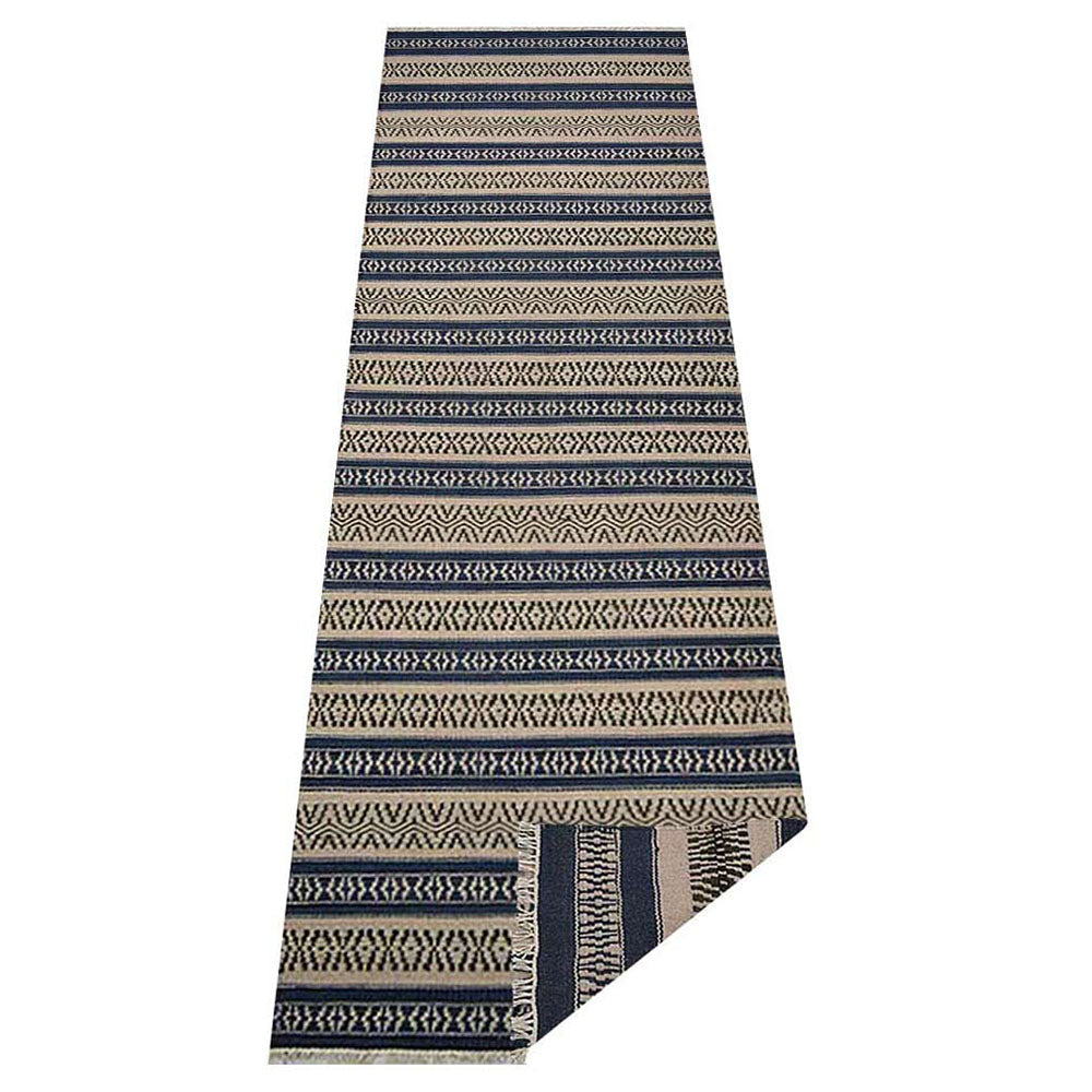 Earth Bands Flat Weave Kilim Wool Rug