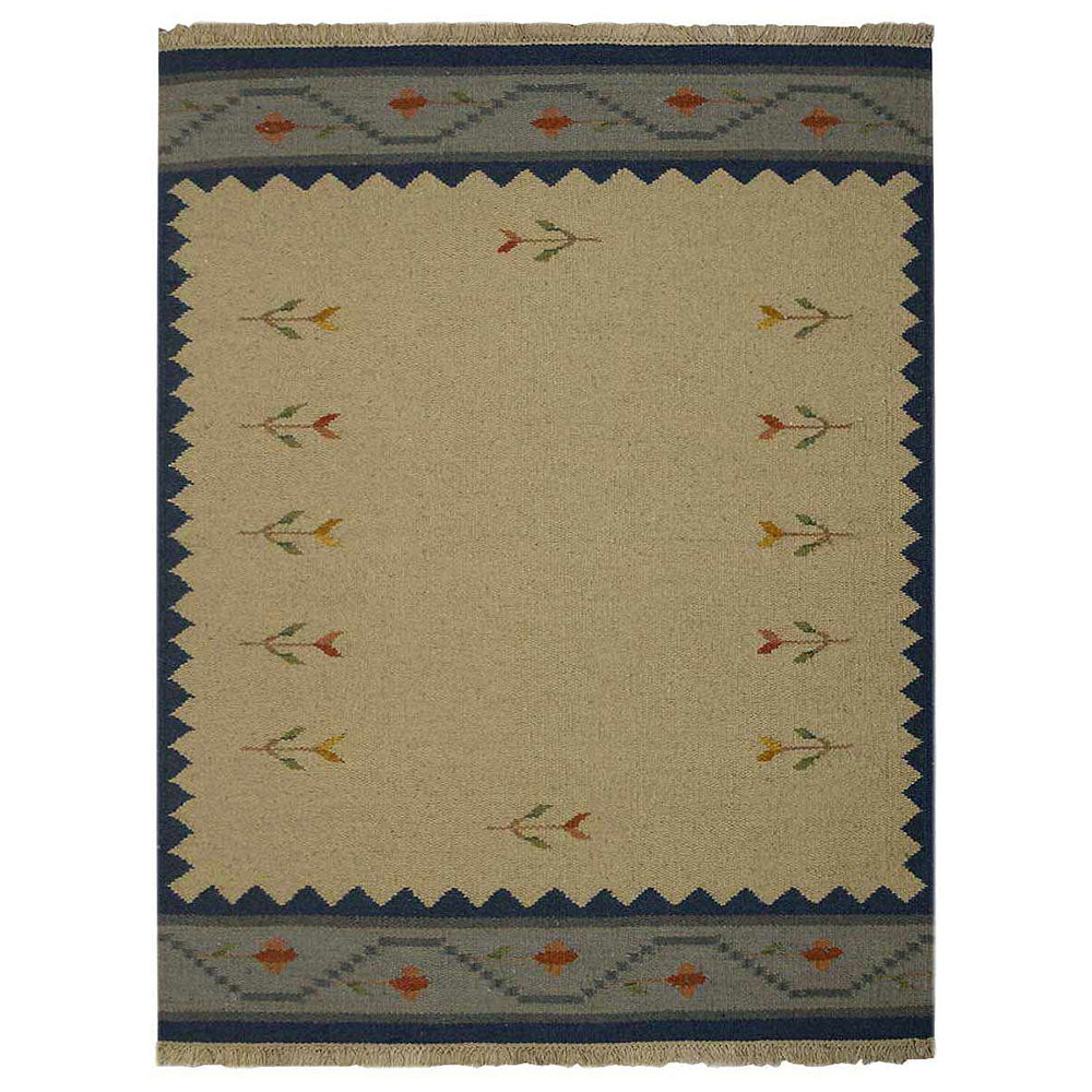 Ophir Hand Woven Flat Weave Kilim Wool Area Rug