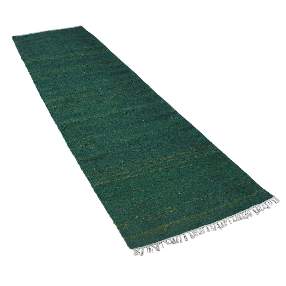 Solid Hand Woven Flat Weave Skittles Kilim Rug