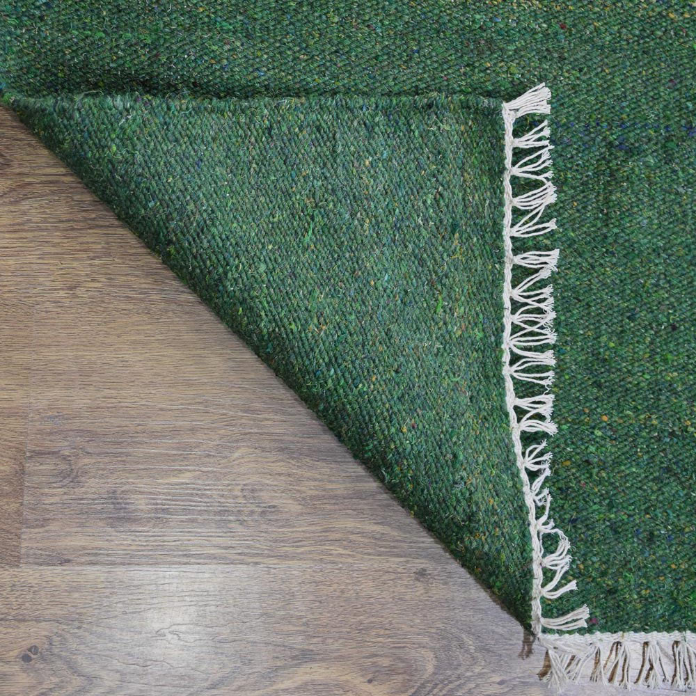Solid Hand Woven Flat Weave Skittles Kilim Rug
