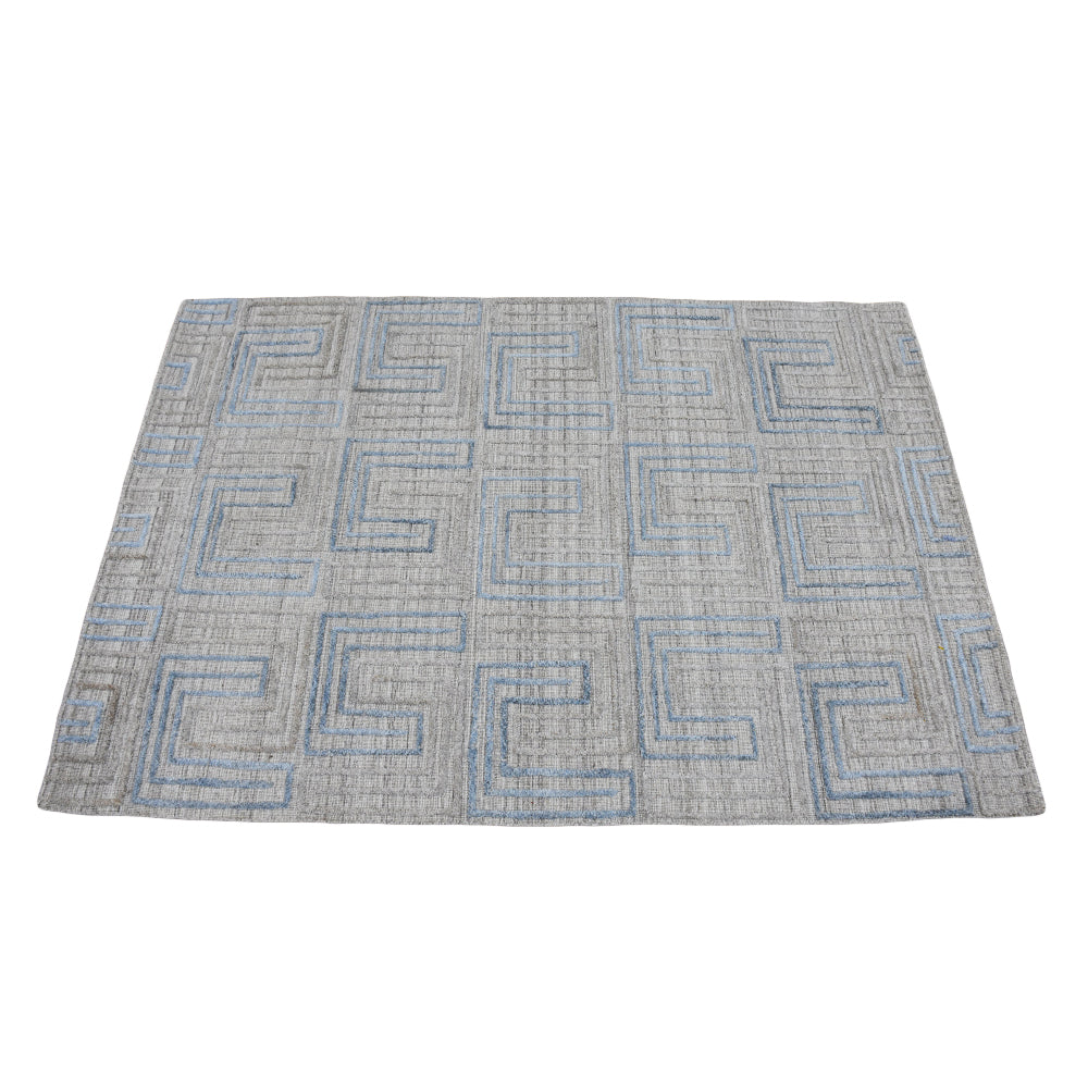 Maze Hand Woven Overtufted Kilim Rug