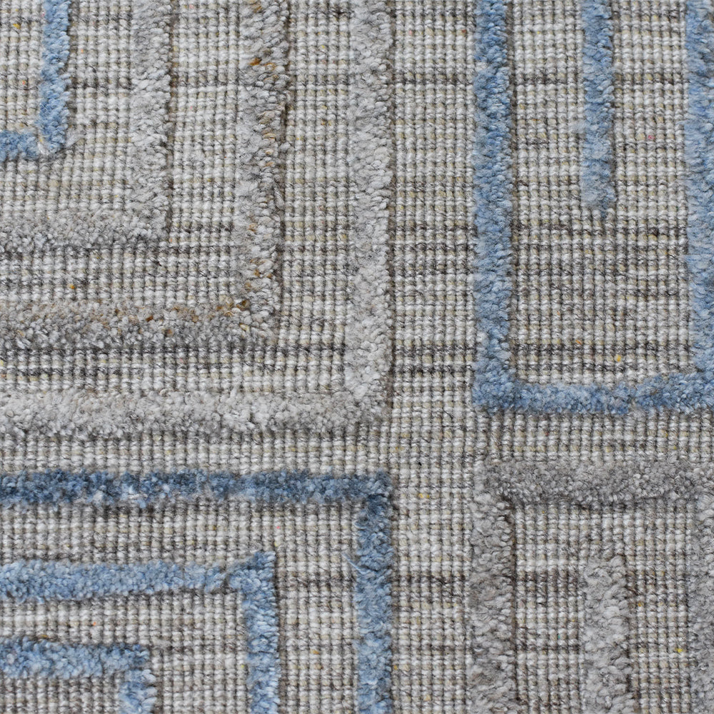 Maze Hand Woven Overtufted Kilim Rug