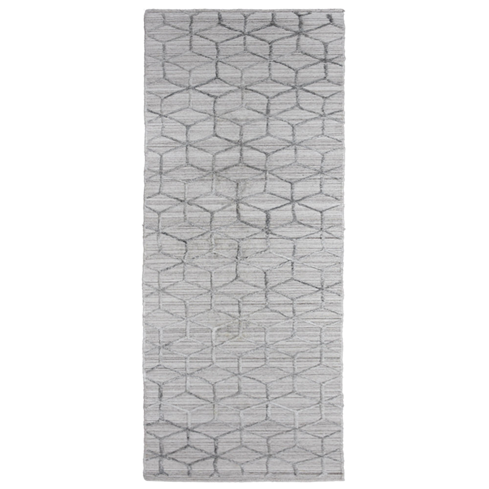 Cube Hand Woven Overtufted Kilim Rug