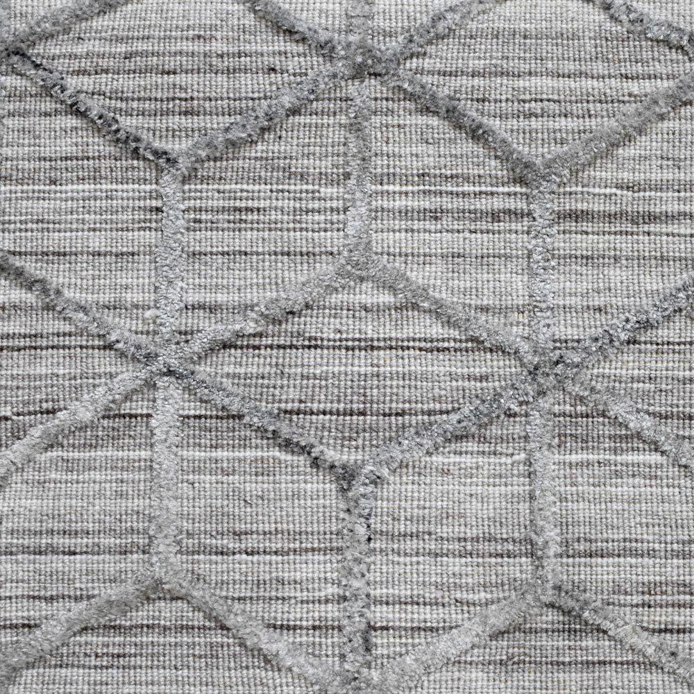 Cube Hand Woven Overtufted Kilim Rug