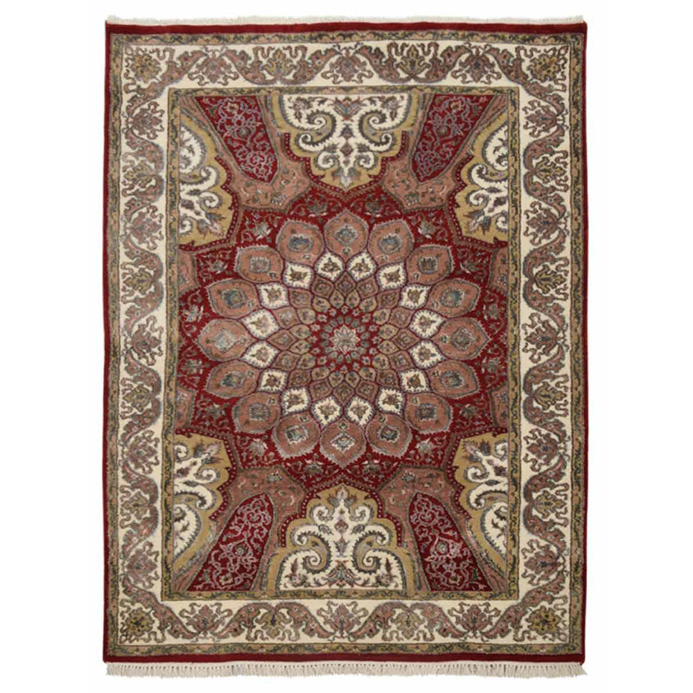 Padma Hand Knotted Isfahan Oriental Rug