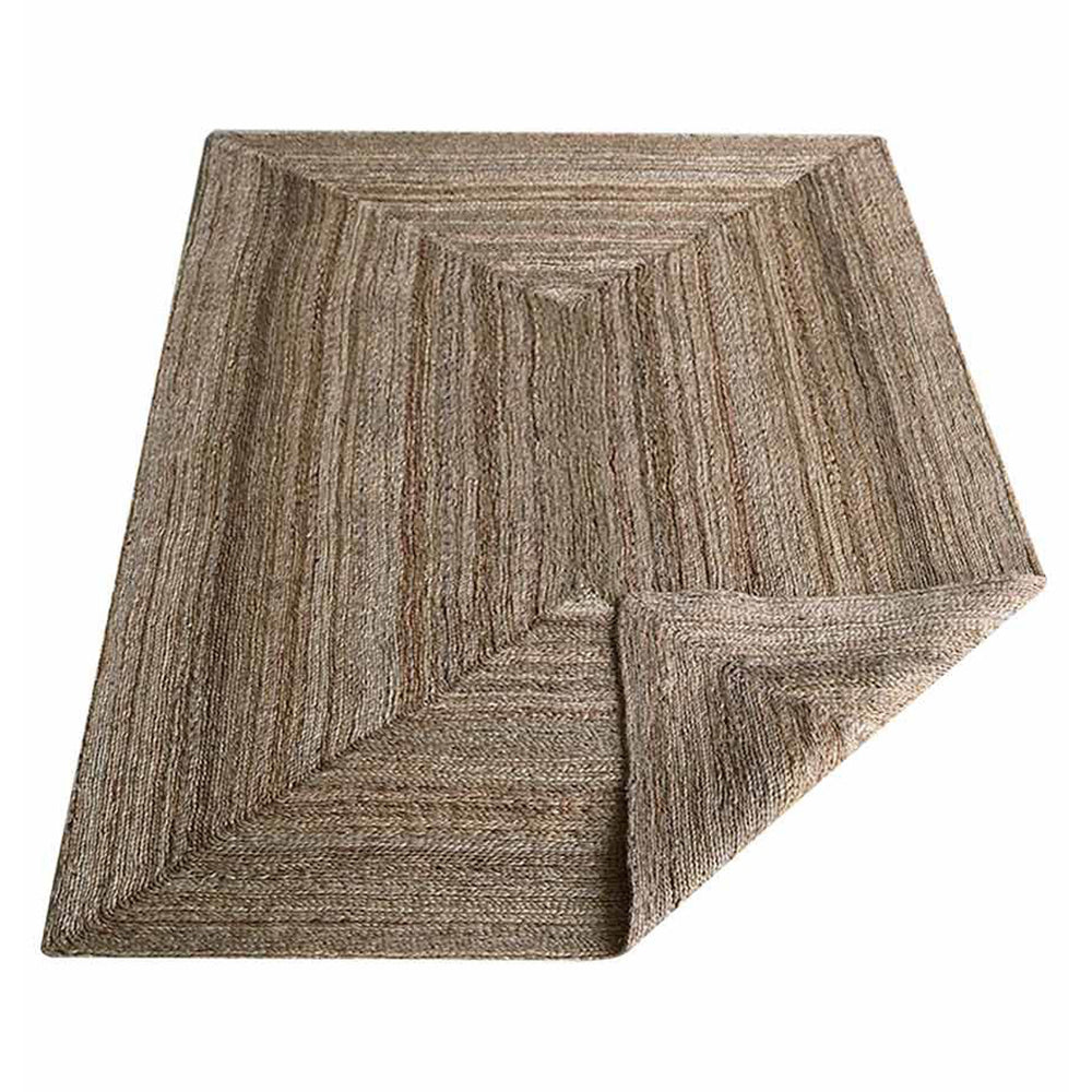 Pyramid Hand Woven Washable Jute Rug