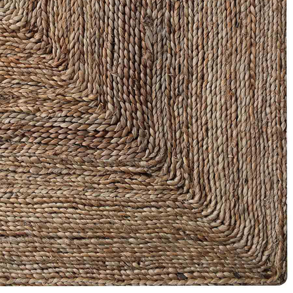 Pyramid Hand Woven Washable Jute Rug