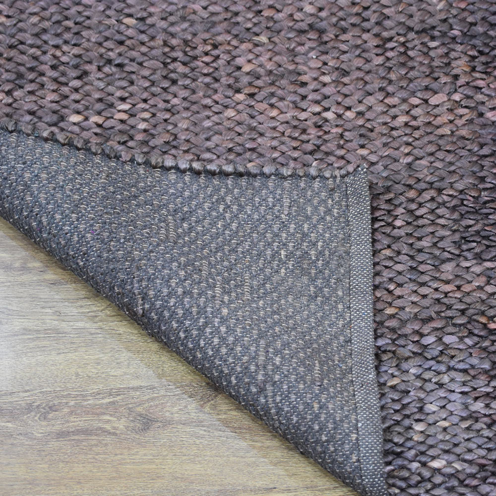 Brown Hand Woven Jute Rug