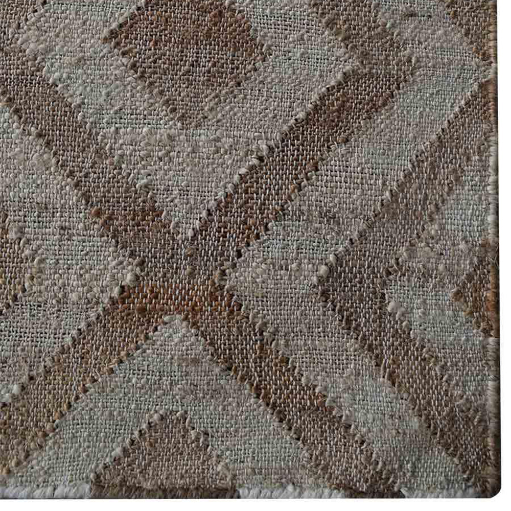 Diamond Flat Weave Kilim Jute Rug