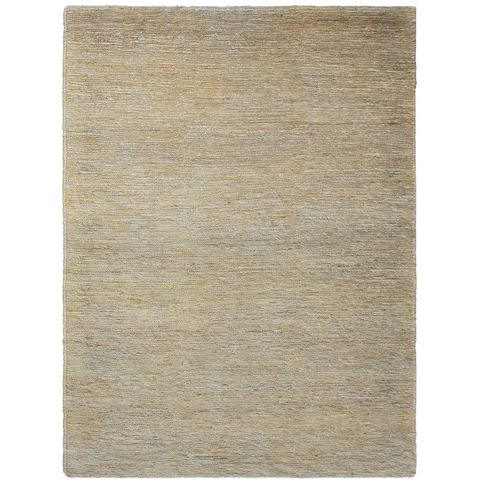 Beige Hand Woven Braided Jute Rug