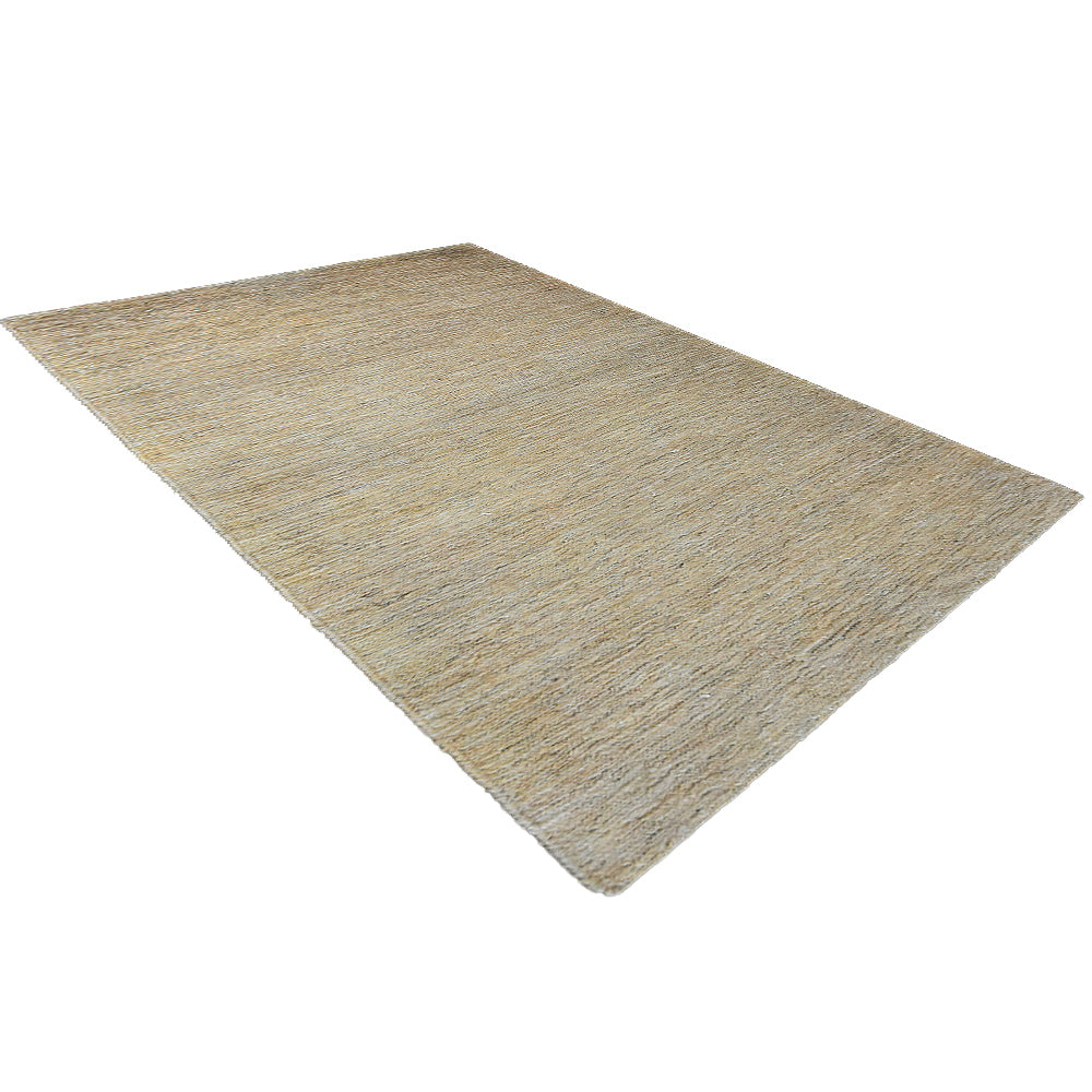 Beige Hand Woven Braided Jute Rug