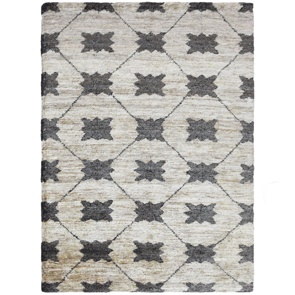 Starry Hand Knotted Washable Jute Rug