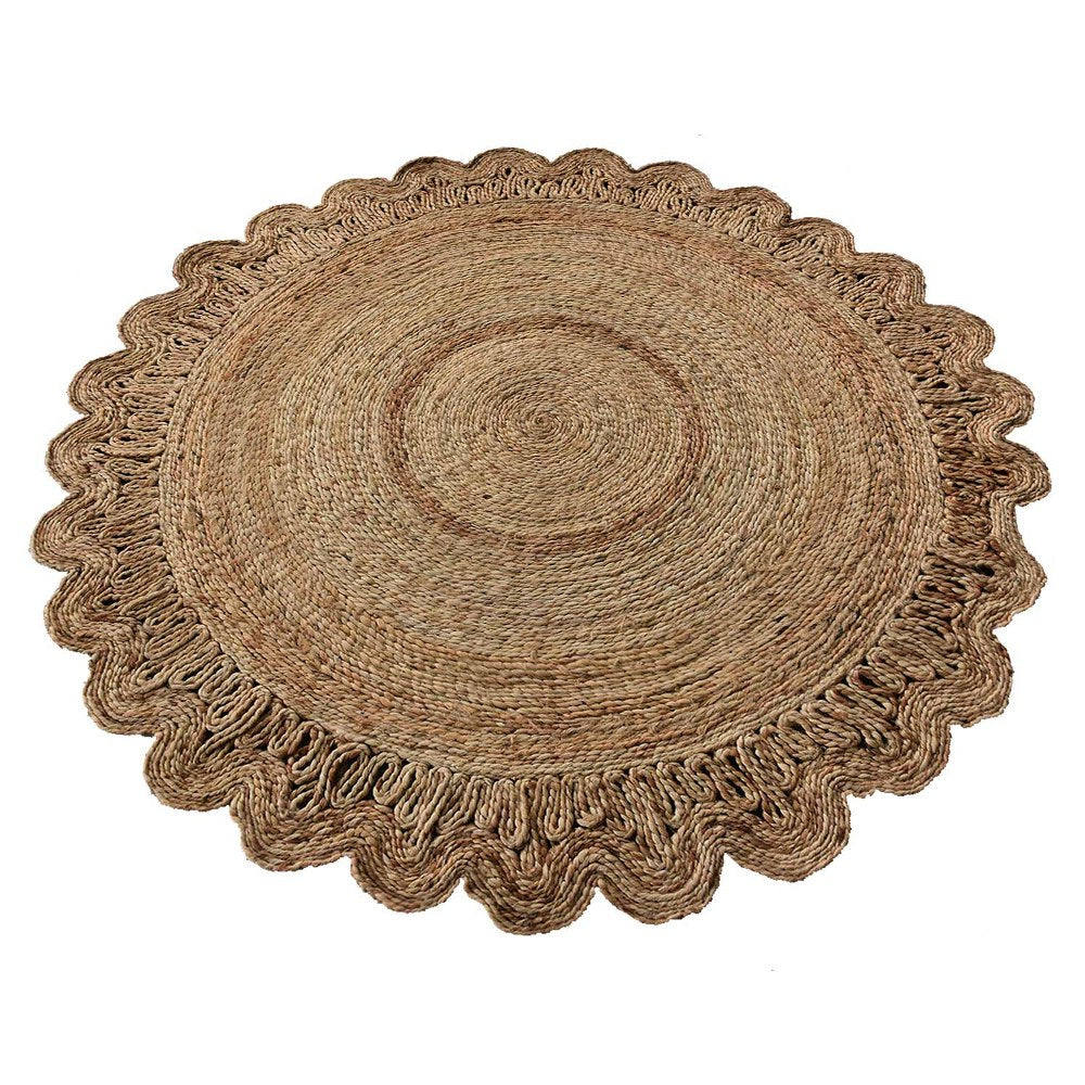 Nature's Spiral Jute Rug