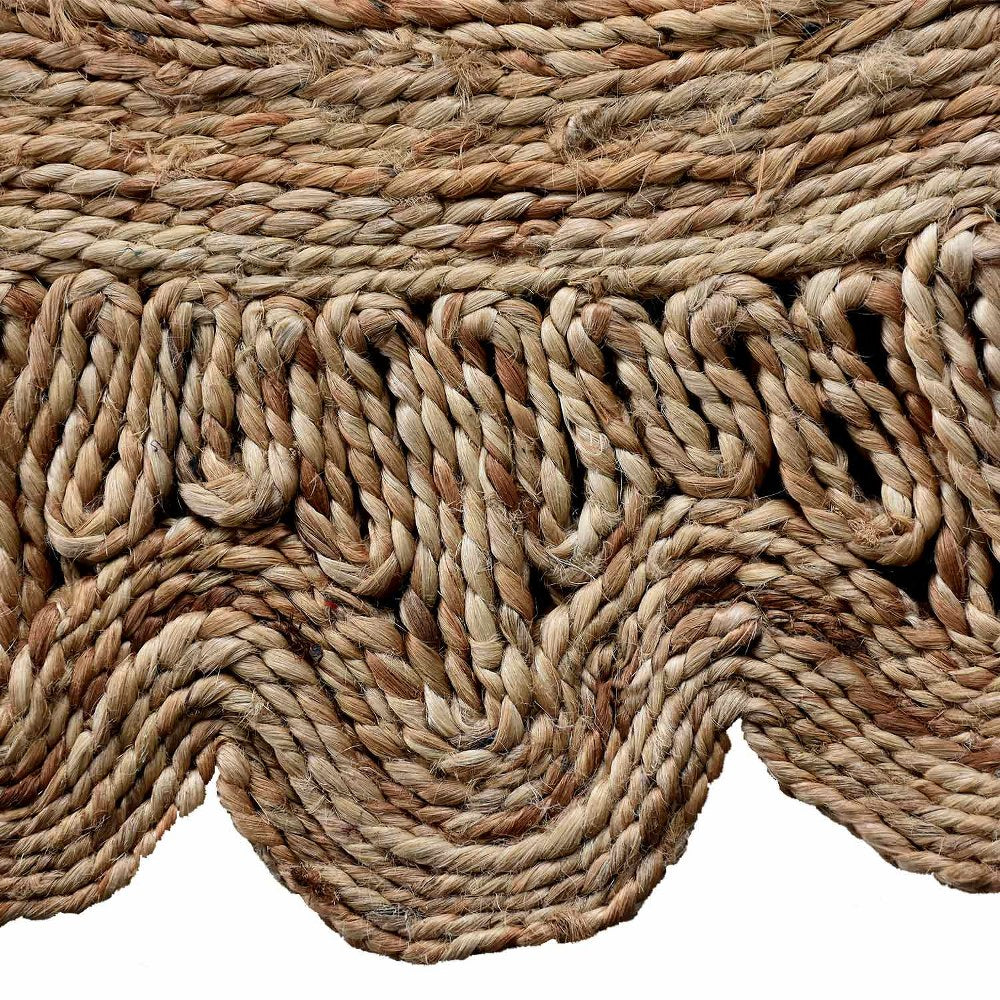 Nature's Spiral Jute Rug