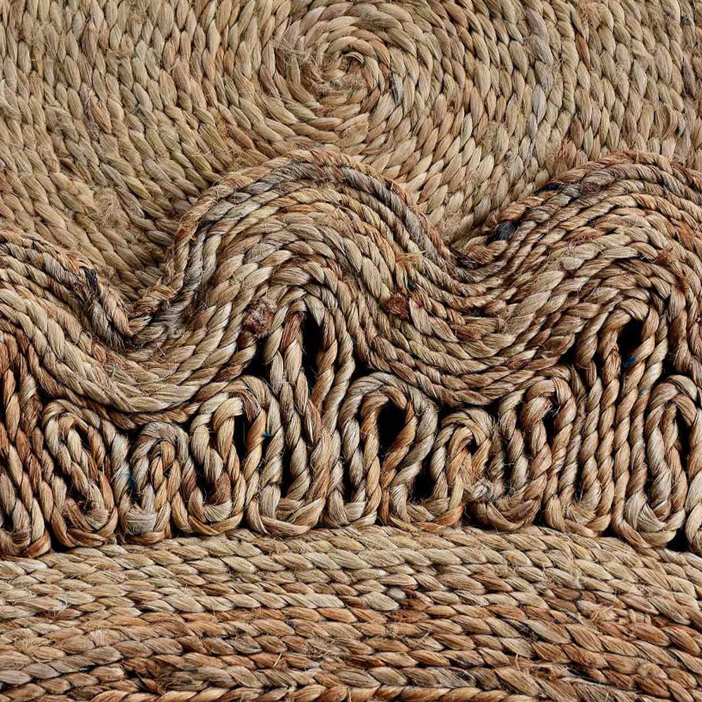 Nature's Spiral Jute Rug