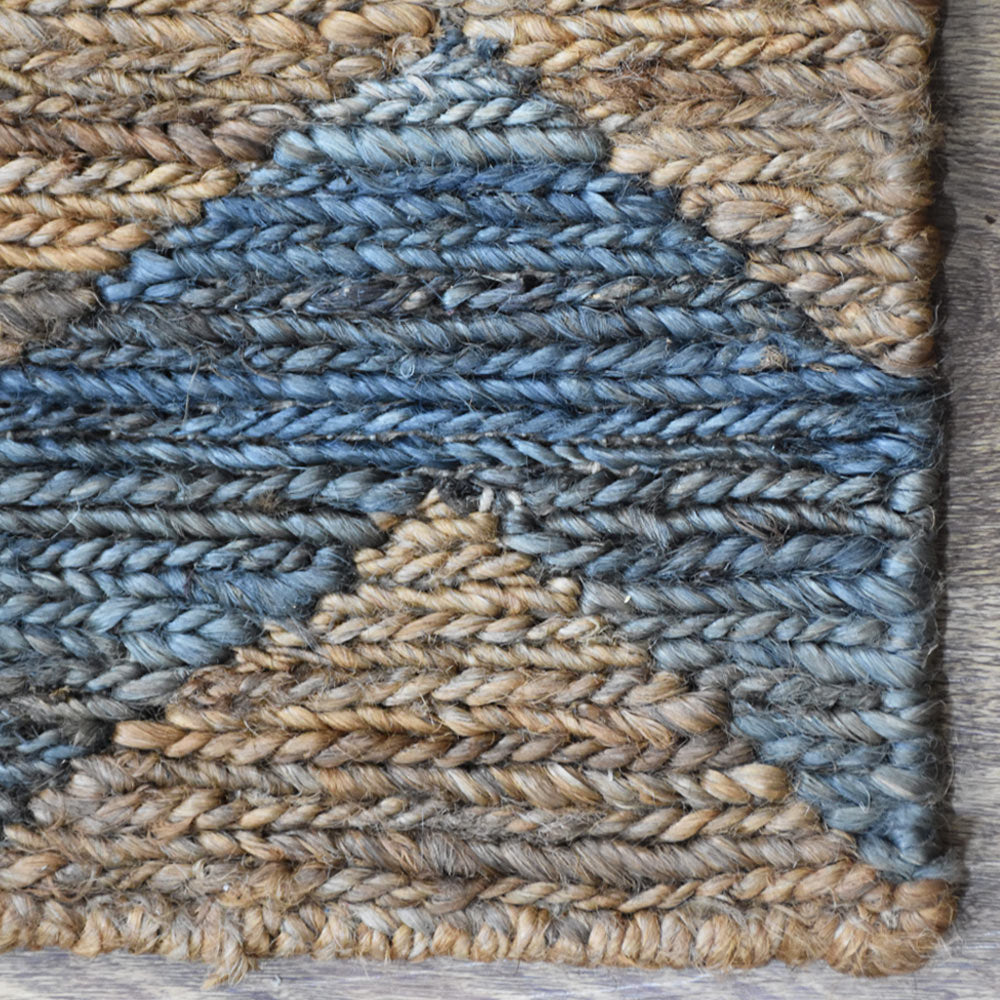 Chevron Hand Knotted Washable Sumak Rug